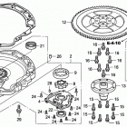 BF135AK0 XCA Oil Pump + Flywheel