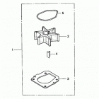 BF135AK0 XCA Water Pump Impeller Kit (1)