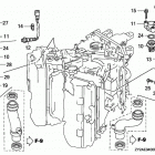 BF200A6 XA Exhaust Manifold + Thermostat