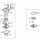 BF225A6 XXCA Water Pump Impeller Set