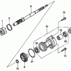 BF9.9D6 LHA Вал гребного винта  /  гребной винт
