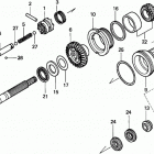 BF115A5 XCA Propeller Shaft (counter Rotation)