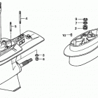 BF90A5 LHTA Картер коробки передач в сборе (нога)