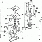 BFP8D5 XHSA Water Pump + Vertical Shaft (ul Size)