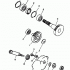 Mini DS 50 2-strokes Transmission 166a-11