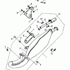 Mini DS 90 2-strokes Exhaust 170a-07