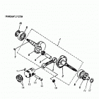 Quest 50 2-strokes Cylinder, cylinder head 166a-02