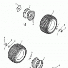 Quest 90 4-strokes Rear wheel 172a-21