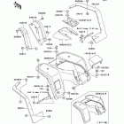 Bayou 300 (KLF300-B11) Переднее крыло(ья)