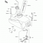 Bayou 300 (KLF300-B11) ТОПЛИВНЫЙ БАК