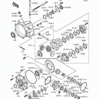 Bayou 400 4X4 (KLF400-B6) Drive shaft(differential)