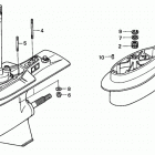 BF90A4 LHTA Картер коробки передач в сборе (нога)