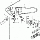 BF2D1 SAB Handlebar + Throttle Cable