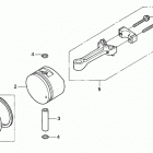 BF2D1 SHA Piston + Connecting Rod