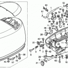 BF90AX JRTA Engine Lower Case + Engine Cover