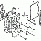 BF9.9AW XAS ГОЛОВКА ЦИЛИНДРА