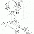 H025211US Tiller Handle And Throttle Linkage