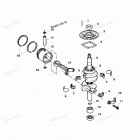 H015211TD Коленвал и поршни