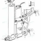 H050412TT Крепление механизма гидроподъема Power Trim