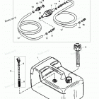 H015211ST Fuel Tank And Line Assembly (plastic - 3.2 Gallon)