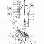 H090412SD Gear Housing Assembly(driveshaft) (6 Jaw Reverse Clutch)