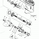 H090412ST Gear Housing Assembly(propshaft) (3 Jaw Reverse Clutch)