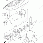 DF 6SK10 Gear Case (DF4 Model:04-,DF6)