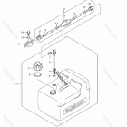 DF 9.9ARSK10 Fuel Tank (Resin)