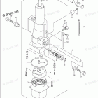 DF 9.9THSK10 VIN# Trim Cylinder (Type:T / TH)