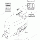 DF 50TLK10 Engine Cover (Model:03-09)