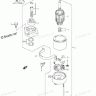 DF 50TLK10 Starting Motor (Model:99,00)
