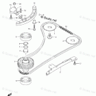 DF 140TXK10 ЦЕПЬ ГРМ