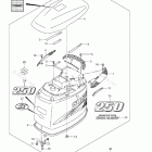 DF 250TXXZK10 Engine Cover (DF250S)(Model:10-)