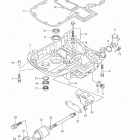 DF140Z Основание двигателя (DF140T / WT:682149~,DF140Z / WZ:680...