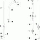 E115DSLIIB Шланги рециркуляции масла
