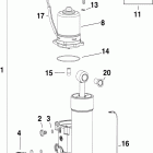 E25DTSLIIH Trim & tilt hydraulic assembly