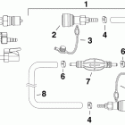 E55MRLIIM Fuel hose & primer bulb assy