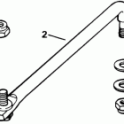 E225PLETF Steering link kit - 185esx,200 / 225stl,200tx,tz,225tl,t...