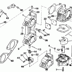 E225PXATF Carburetor & linkage - 225 suffix 