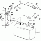 VE40ELETB Fuel tank with gauge