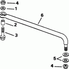 VE90MLETS Steering link kit (w / o power trim & tilt)