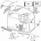 E200STLENS Engine cover - evinrude - 200 stl ve200sl models