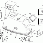 E40RENM Engine cover - johnson rope start only