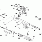 E50JENM Steering and shift handle 