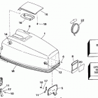 E50TLENJ Engine cover - johnson 25-40