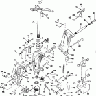 E88MSLENB Stern bracket - manual tilt models