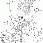 E88MSLENB Stern bracket - power trim / tilt