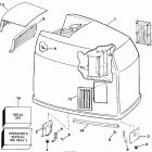 VE200TXENE Engine cover - johnson - 200 stl, ve200sl
