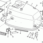 E140CXEIA Engine cover - evinrude 120-140 models
