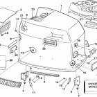 E200STLEID Engine cover - evinrude - 200tx, 200cx, 225t, 225p, 225c